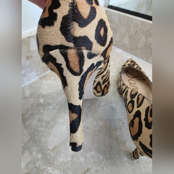 Sam Edelman Women's Size 11 Calf Hair Leopard Print Pump. - Picture 5 of 8